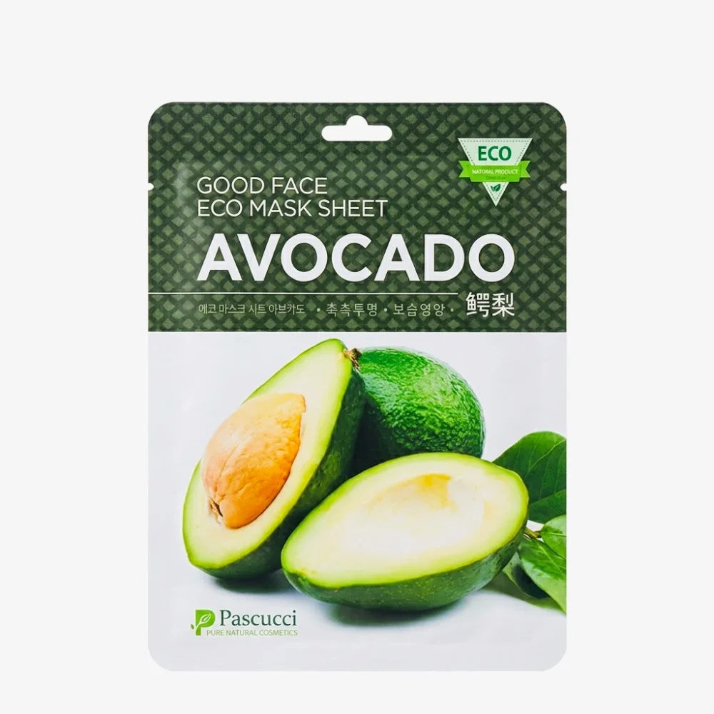 Pascucci Good Face Eco Mask Sheet – AVOCADO