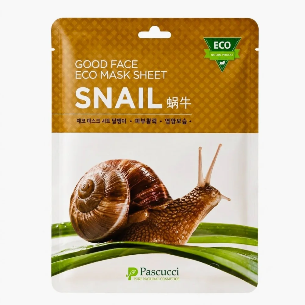 Pascucci Good Face Eco Mask Sheet – SNAIL